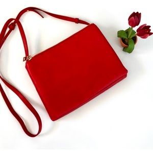 Aqua Red Crossbody Purse